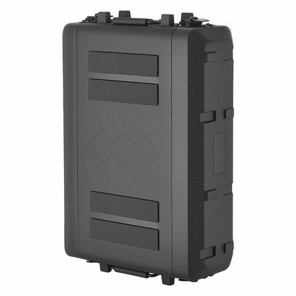 2U Rackmount Flight Case, 260 mm Depth, Mic Storage