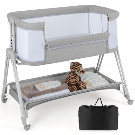2-in-1 Babybett und Stubenwagen mit verstellbaren Höhen