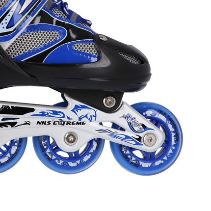 2-in-1 Blue Inline & Ice Skates, Size L (39-42)