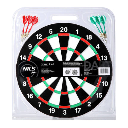 2-in-1 Dartspiel-Set mit Nils Fun-Funktion