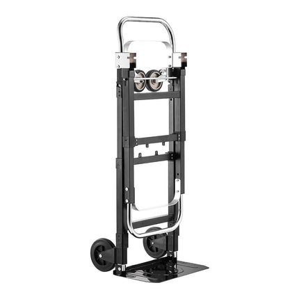 2-in-1 Folding Hand Truck Dolly, 500 lb, Adjustable Handle