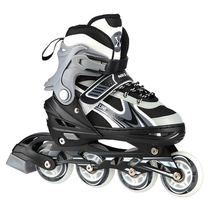 2-in-1 Inliner und Schlittschuhe, Grau, Größe M (34-38)