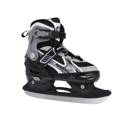 2-in-1 Inliner und Schlittschuhe, Grau, Größe M (34-38)
