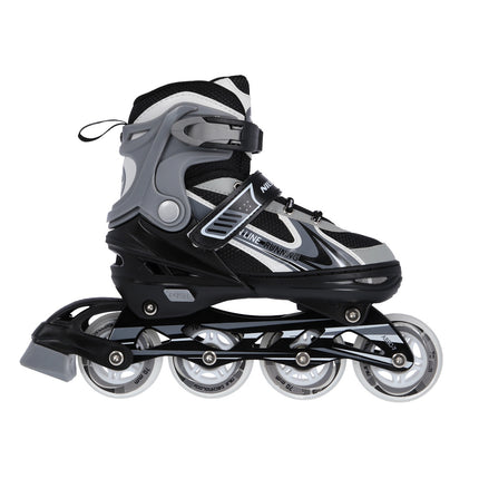 2-in-1 Inliner und Schlittschuhe, Grau, Größe M (34-38)