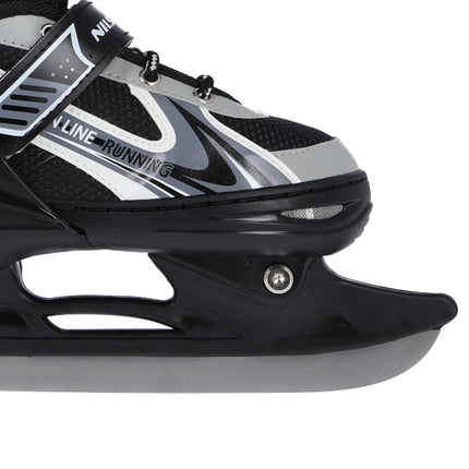 2-in-1 Inliner und Schlittschuhe, Grau, Größe M (34-38)