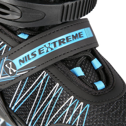 2-in-1 Inline & Ice Skates, Black/Blue, Size L (39-42)