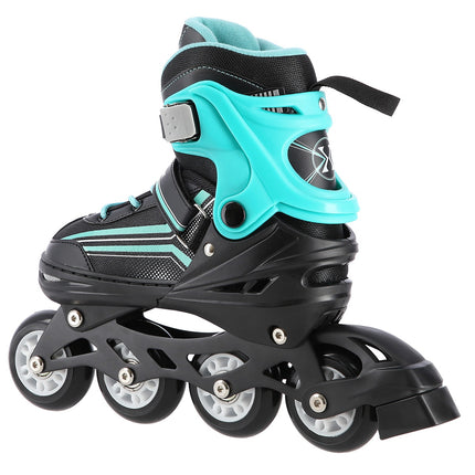 2-in-1 Inline & Ice Skates, Black/Blue, Size S (29-33)