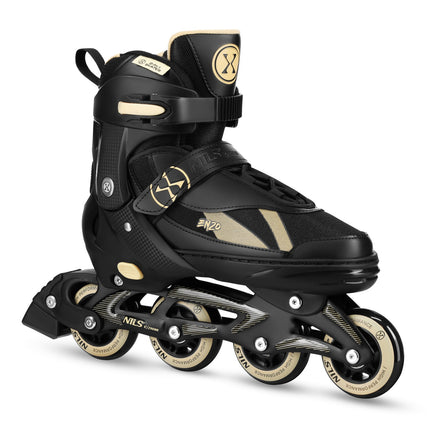 2-in-1 Inlineskates & Schlittschuhe, Größe M (36-39), Beige