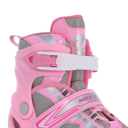 2-in-1 Inliner und Schlittschuhe, pink, Größe L (39-42)