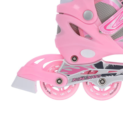 2-in-1 Pink Inline & Ice Skates, Size M (35-38)