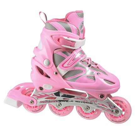 2-in-1 Pink Inline & Ice Skates, Size S (31-34)