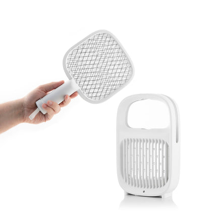 2 in 1 wiederaufladbare Mückenschutzlampe und Insektenvernichtungsschläger Swateck InnovaGoods