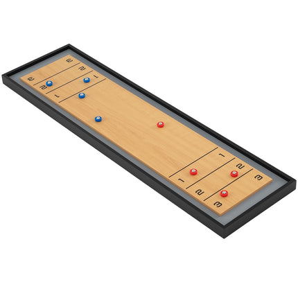 2-in-1 Shuffleboard- & Curling-Tischspiel, 114 cm, tragbar