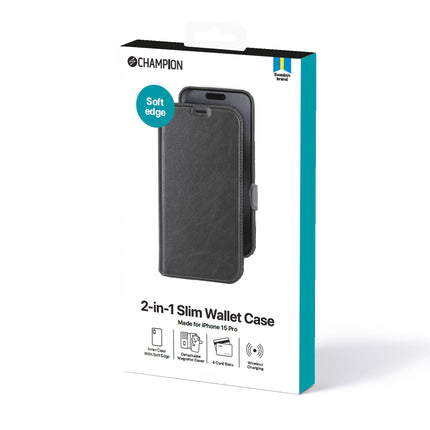 2-in-1 Slim Wallet iPhone 15 Pro