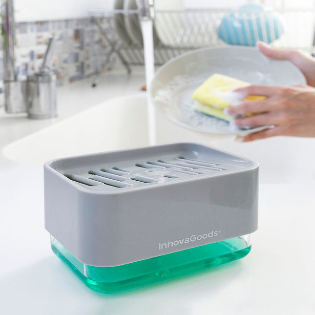 2-in-1-Seifenspender für die Küchenspüle Pushoap InnovaGoods