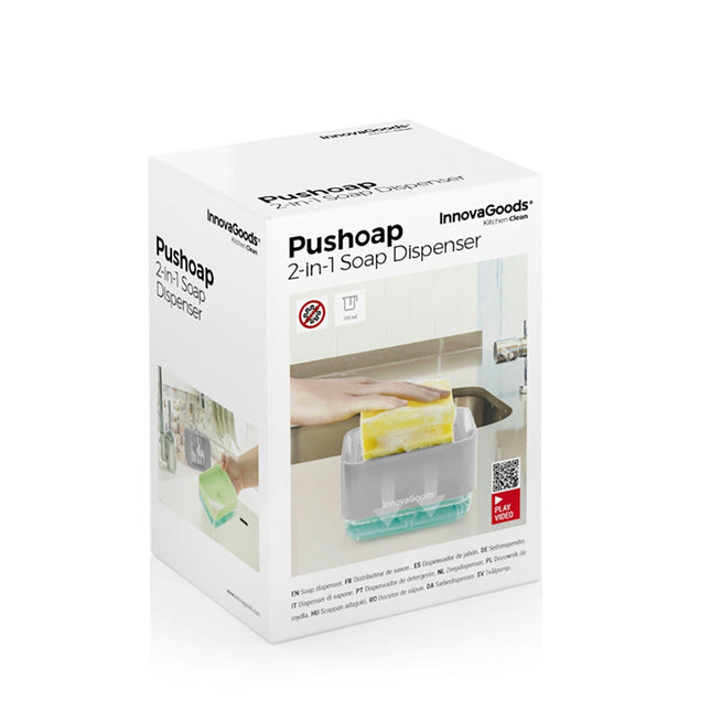 2-in-1-Seifenspender für die Küchenspüle Pushoap InnovaGoods