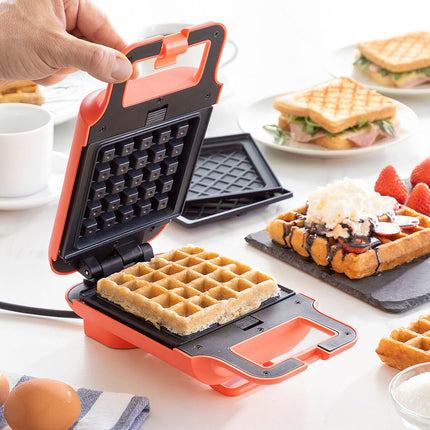 2v1 vaflovač a sendvičovač s recepty Wafflicher InnovaGoods