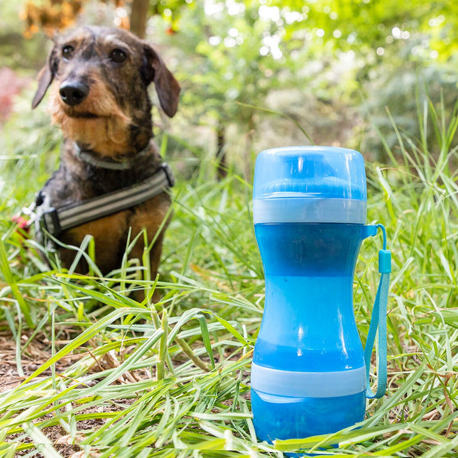 2v1 láhev s nádobkami na vodu a krmivo pro mazlíčky Pettap InnovaGoods