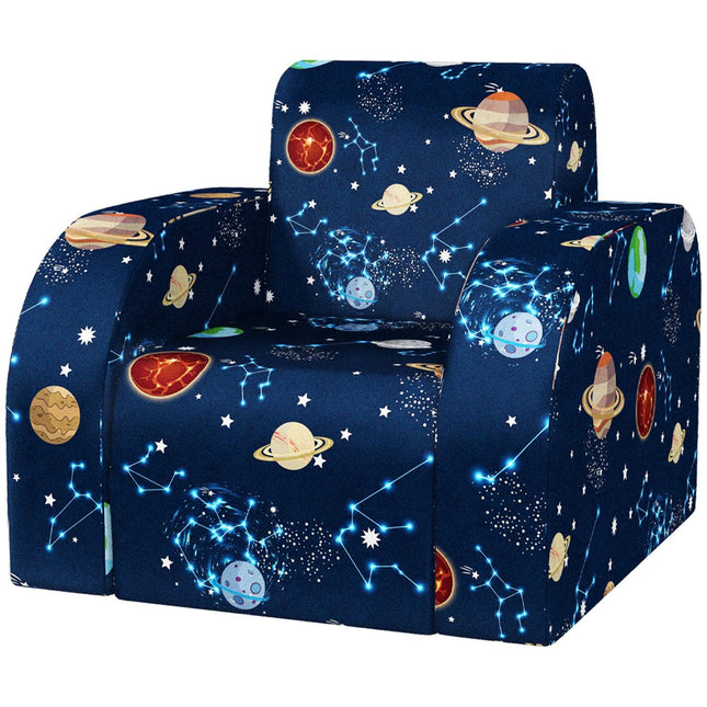 Kinderklappsofa/-sessel – horizontal, Planetendesign
