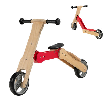 2 in 1 umbaubares Kinder-Scooter-Laufrad mit rutschfestem Lenker und abnehmbarem Sitz
