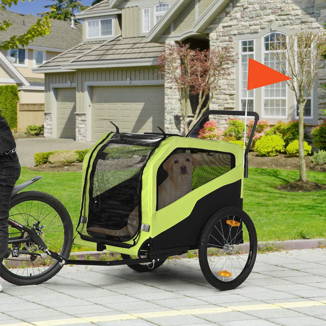 Hundeanhänger & Kinderwagen, reflektierend, 30 kg Tragkraft