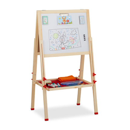 Chevalet à dessin 2 en 1 pour enfants
