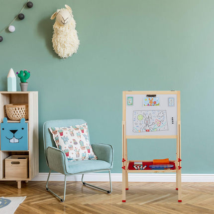 Chevalet à dessin 2 en 1 pour enfants