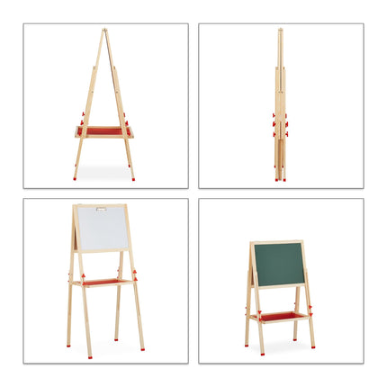 Chevalet à dessin 2 en 1 pour enfants