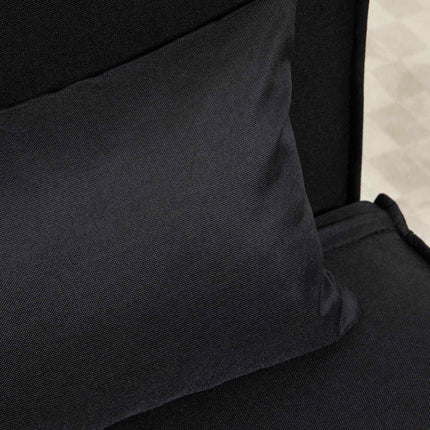 2-in-1 folding sofa-bed chair, adjustable, linen look