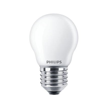 Lot de 2 ampoules LED E27 P45 Globe 40 W Givré 470 lm