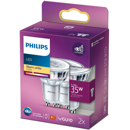 2er-Pack LED GU10 Spot 35W 255lm
