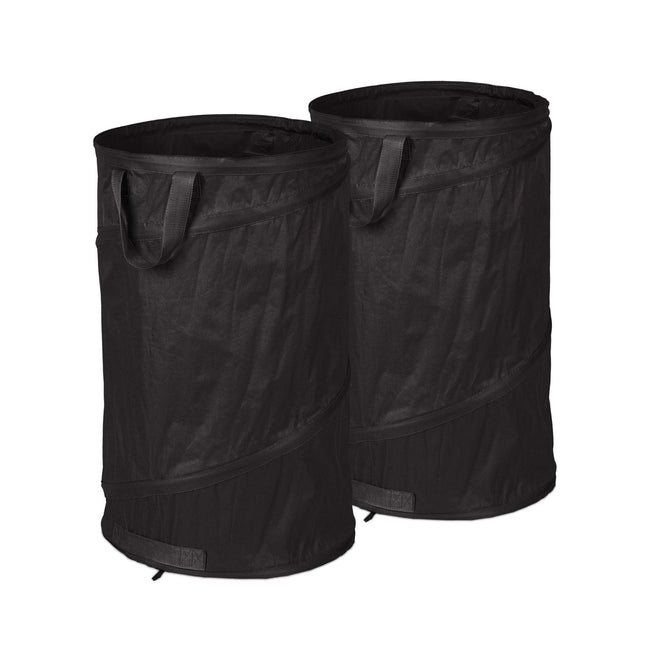 2 Stk. Gartensäcke 120 Liter schwarz