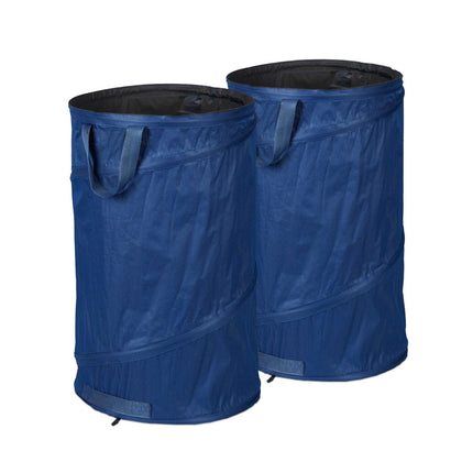 2 Stk. Gartensäcke 120 Liter blau