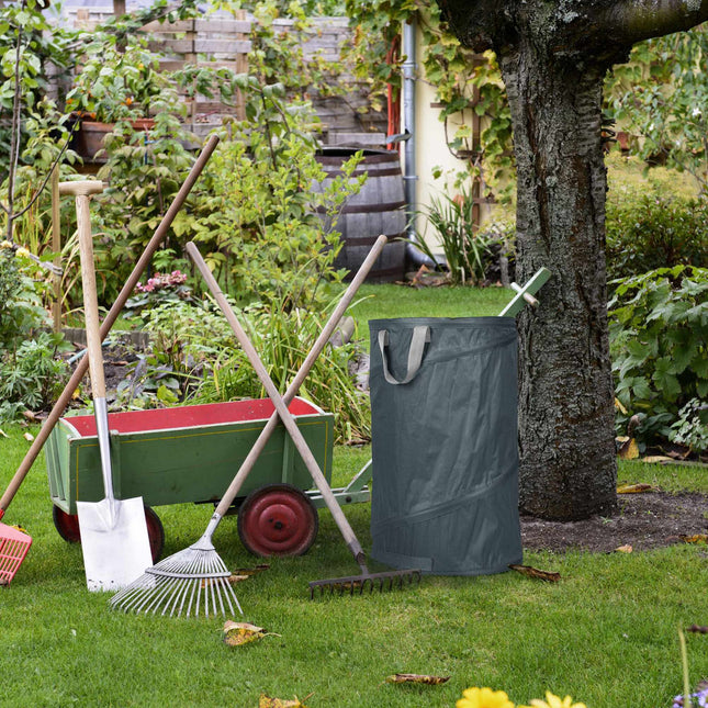 2 Stk. Gartensäcke 120 Liter grau