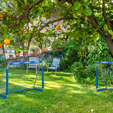 2 Stk. Fußballtore in blau