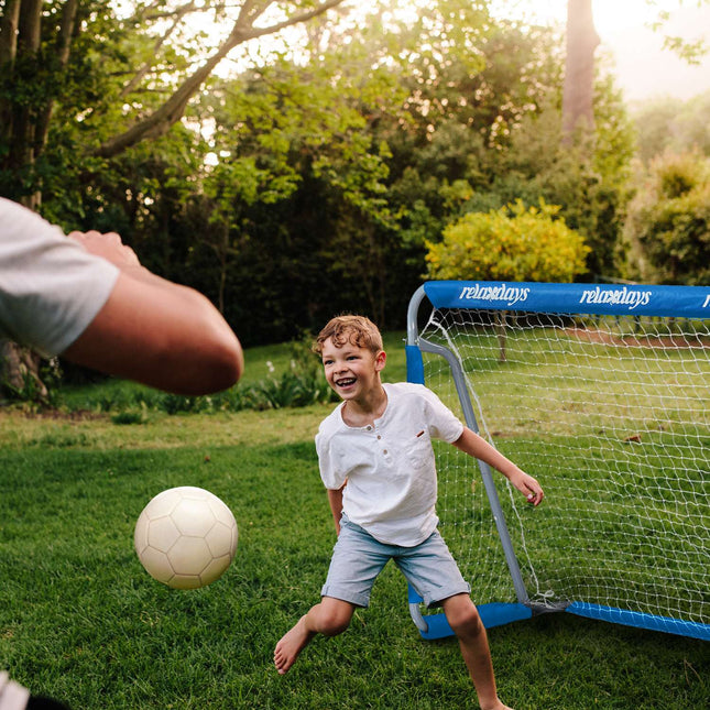 2 Stk. Fußballtore in blau