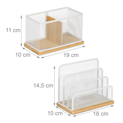2-piece desk organization set
