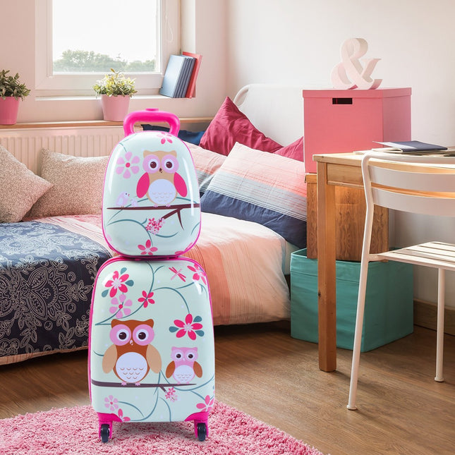 2-teiliges Kofferset Reisegepäck 16'' Koffer + 12'' Rucksack