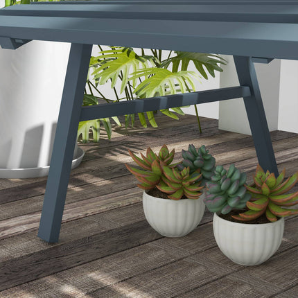 2-Sitzer Aluminium Gartenbank, wetterfest und UV-beständig