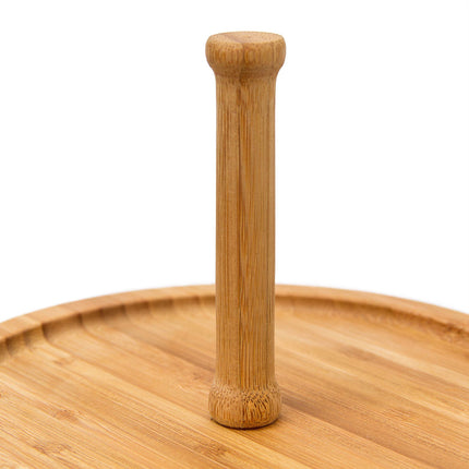2-tier bamboo tray