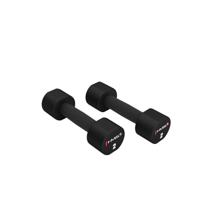 2 x 2 KG Polyurethane Dumbbells – Durable Fitness Weights