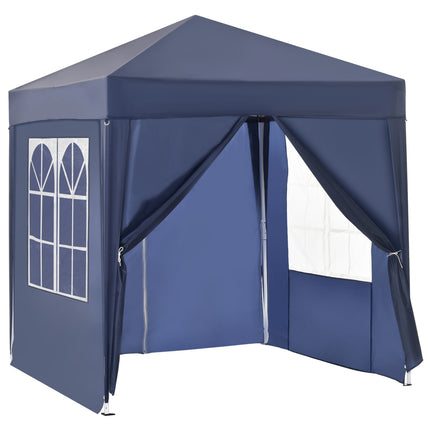 2x2m Faltpavillon mit 4 Seitenwänden und Reißverschluss