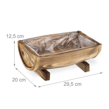 2x Half-Barrel Planters