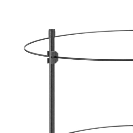 2er-Set Pflanzenstützen mit Ringen, 90 cm