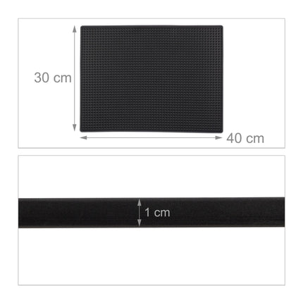 2x Barmatte 40x30 cm