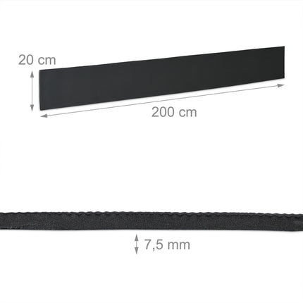 2x self-adhesive protection for garage wall