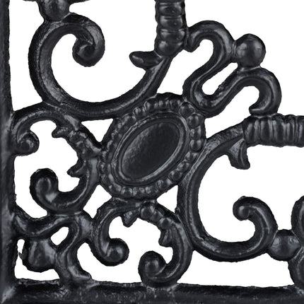 2x supports d'étagère forgés en fonte