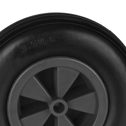 2x Schubkarrenräder 3.50-6 in schwarz