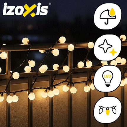 300 LED-Weihnachtsbeleuchtung, Warmweiß, 30m, 8 Modi