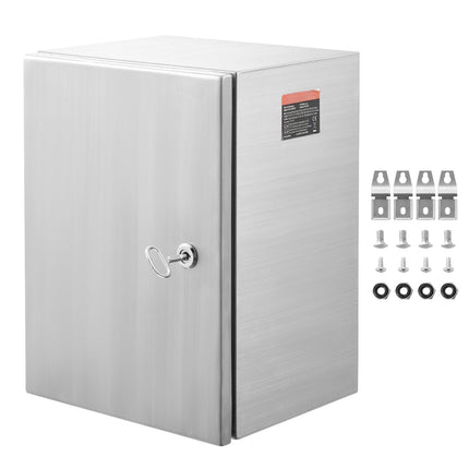304 Stainless Steel Electrical Enclosure IP66, 40x30x25cm